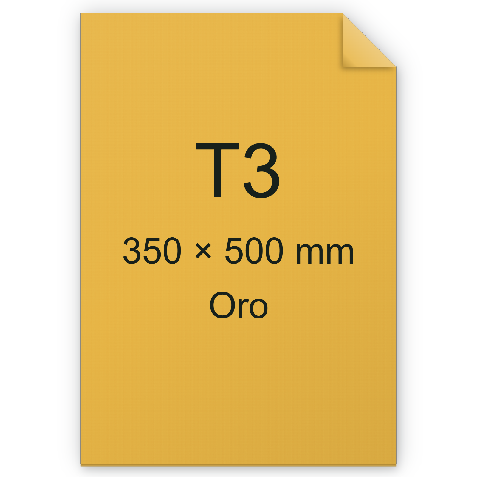 Carta Favini, Burano, 90 g/m², T3, ORO 11 BRA565t3