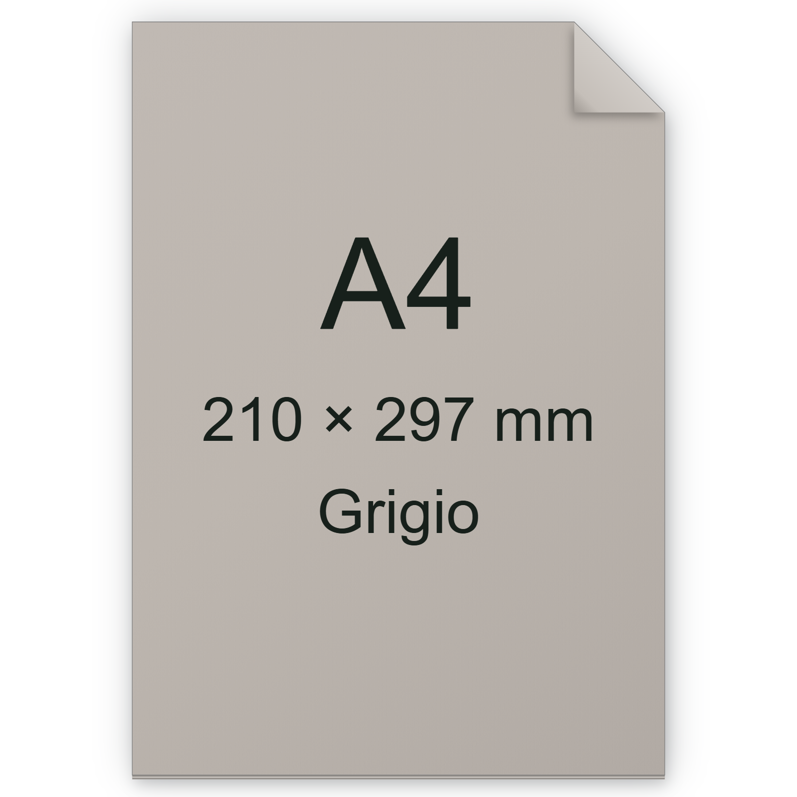 Cartoncino Favini, Burano, 200 g/m², A4, GRIGIO 12 bra557