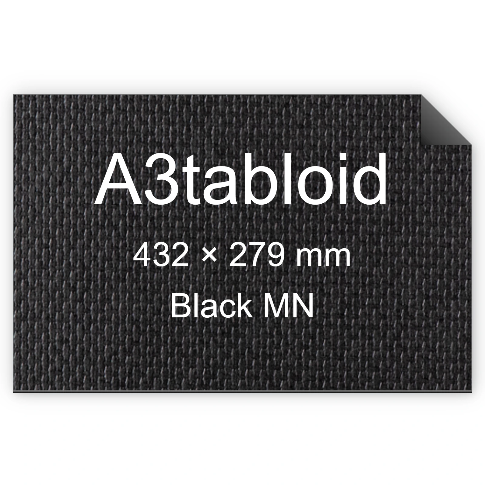 Cartoncino Favini, Classy Covers, 120 g/m², A3tabloid, BLACK MN bra6634a3tabloid