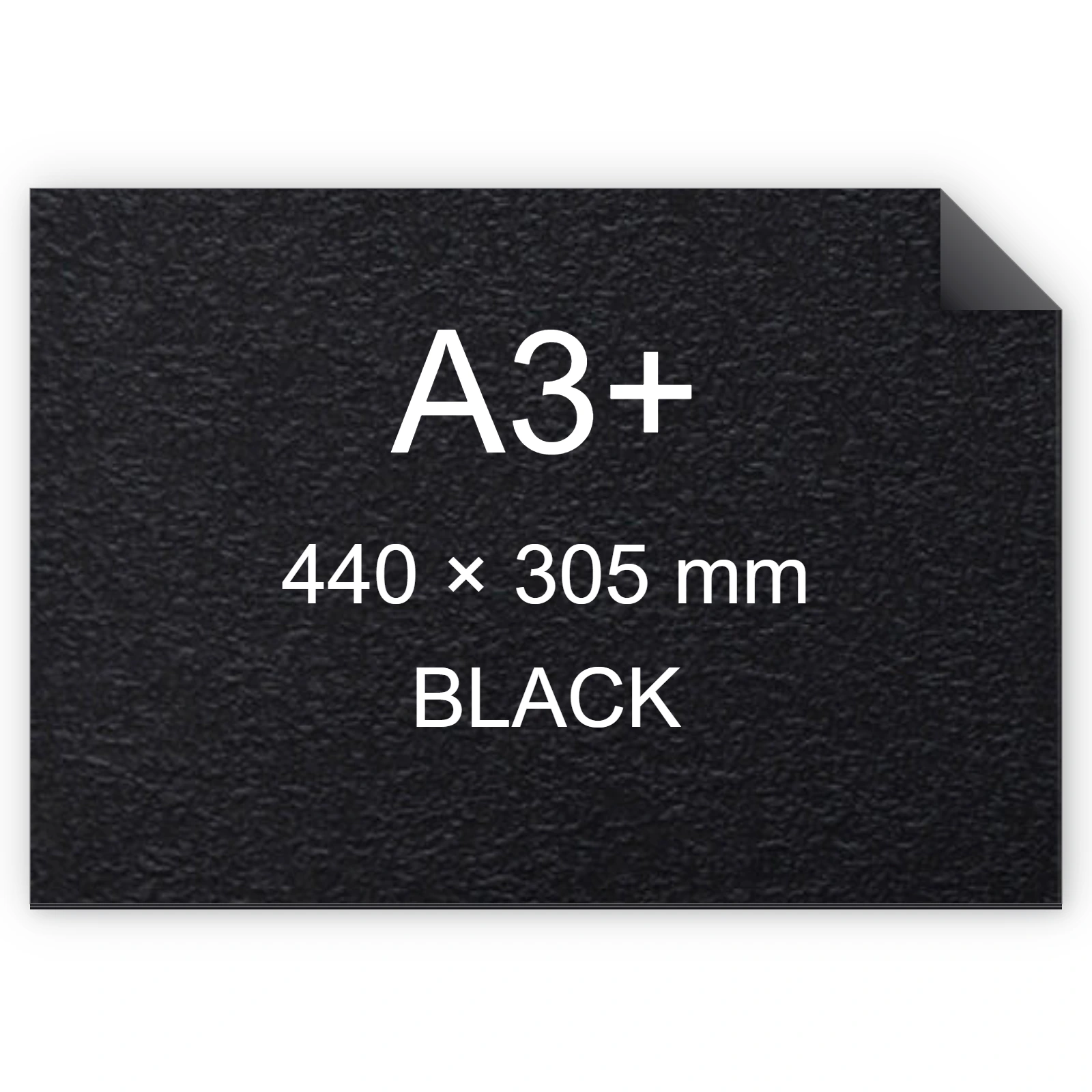 Cartoncino Favini, Tokyo, 350 g/m², A3+, BLACK bra6610a3+