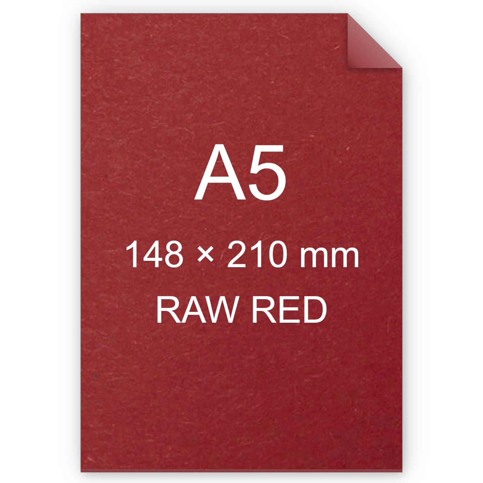 Cartoncino Favini, Shiro Echo Raw, 250 g/m², A5, RAW RED bra6670a5