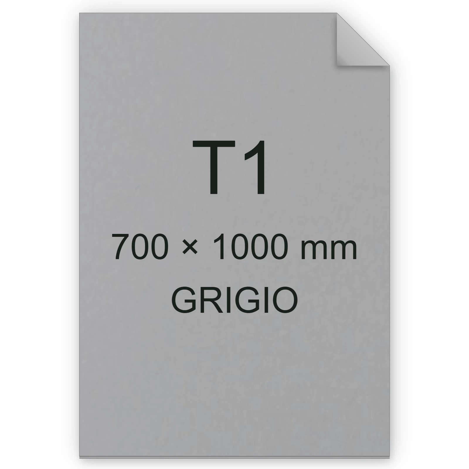 Cartoncino Favini, Bindakote Monolucido Colori Forti, 250 g/m², T1, GRIGIO 08 bra926T1