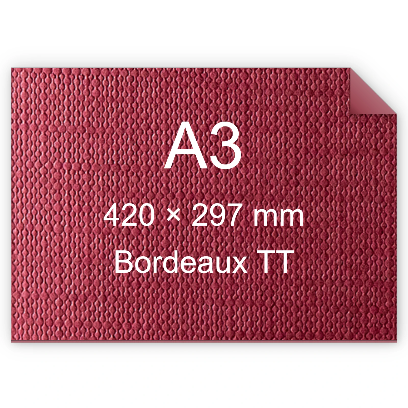 Cartoncino Favini, Classy Covers, 120 g/m², A3, BORDEAUX TT bra6623a3