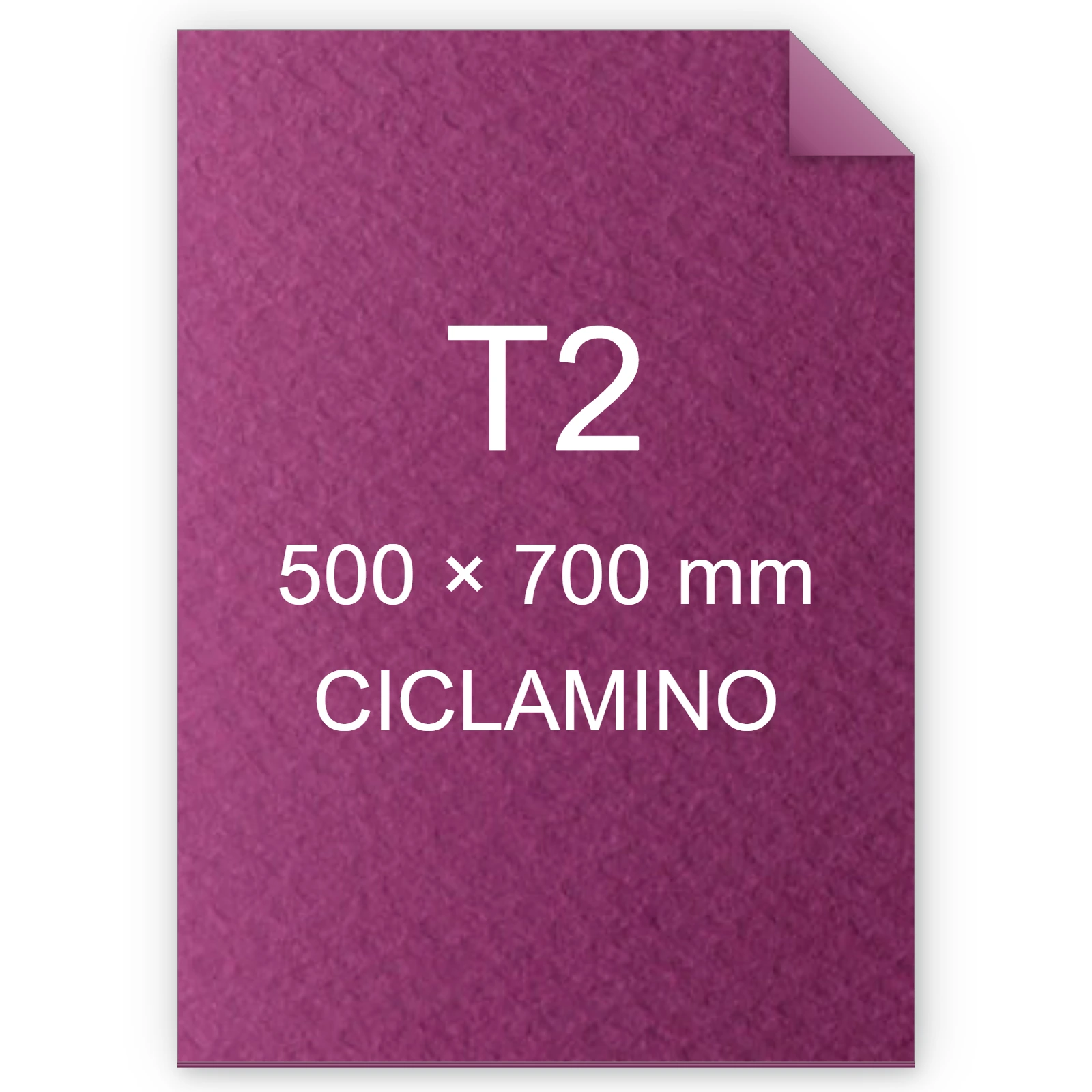 Cartoncino Favini, Prisma Color Sigillo Monoruvido, 220 g/m², T2, CICLAMINO 32 FAVA339012