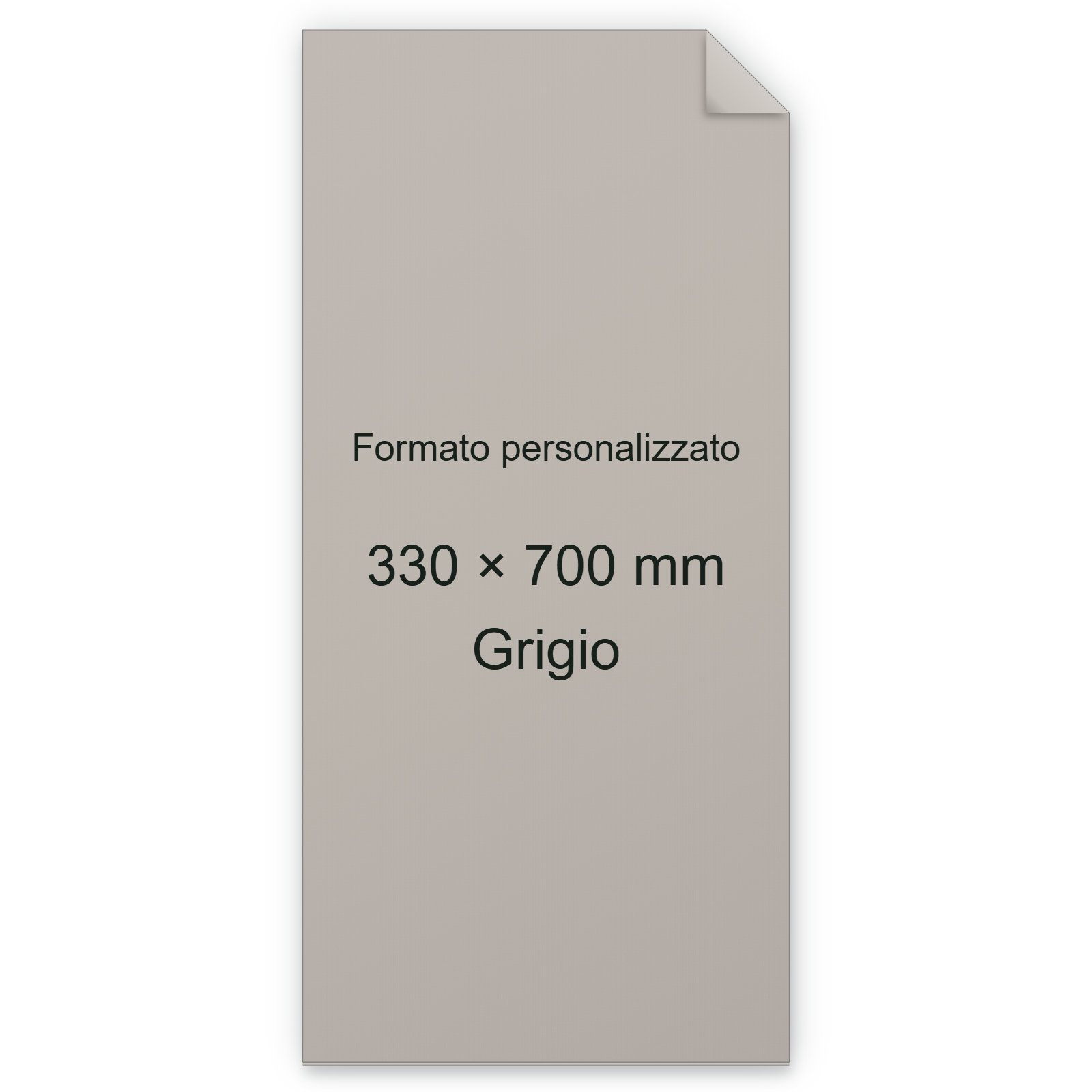 Cartoncino Favini, Burano, 120 g/m², 330x700 mm, GRIGIO 12 bra790SB