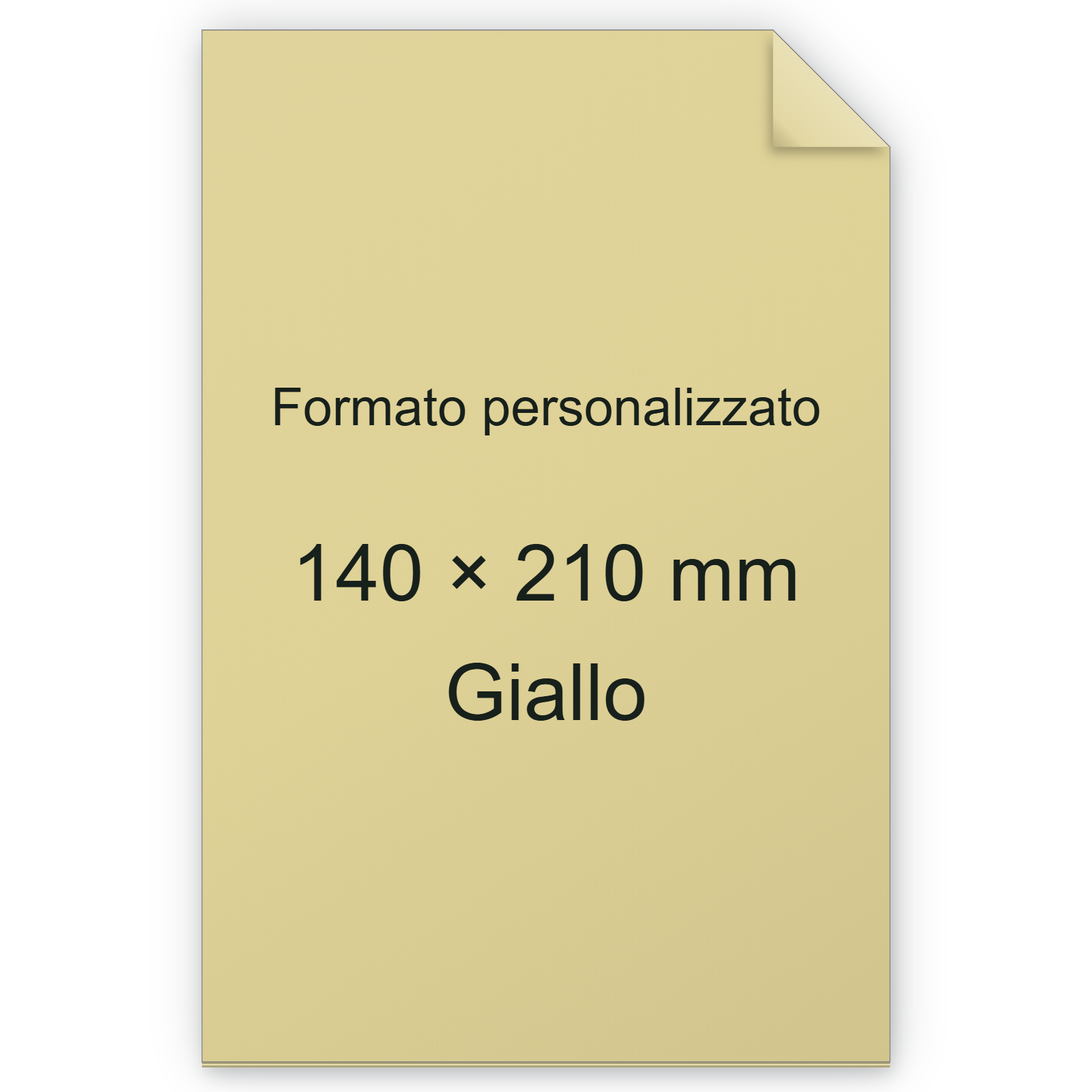 Cartoncino Favini, Burano, 120 g/m², 140x210 mm, GIALLO 07 bra794A5