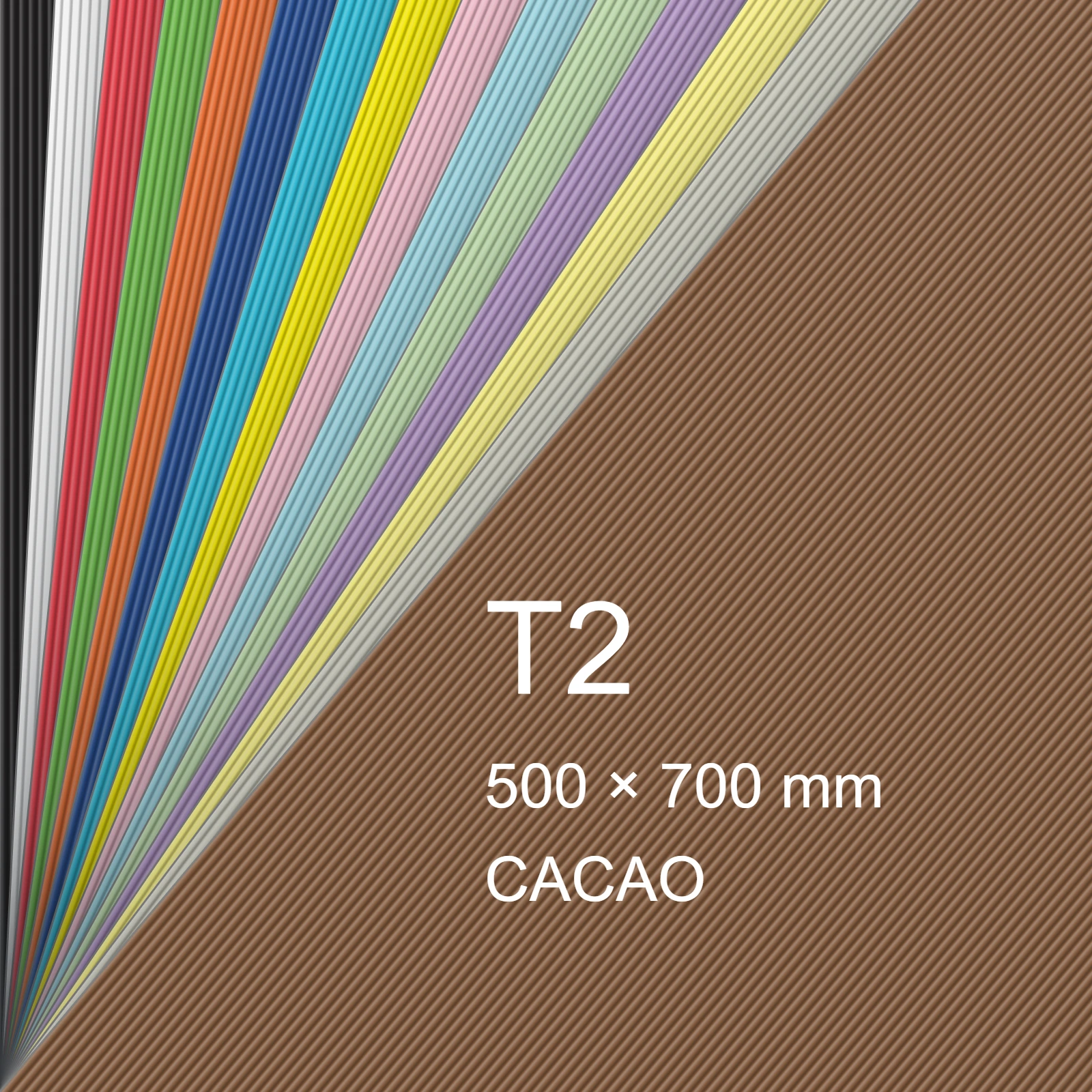 Cartoncino Favini, Sigillo Ondulato, 275 g/m², T2, CACAO FAVA35L041 - immagine aggiuntiva