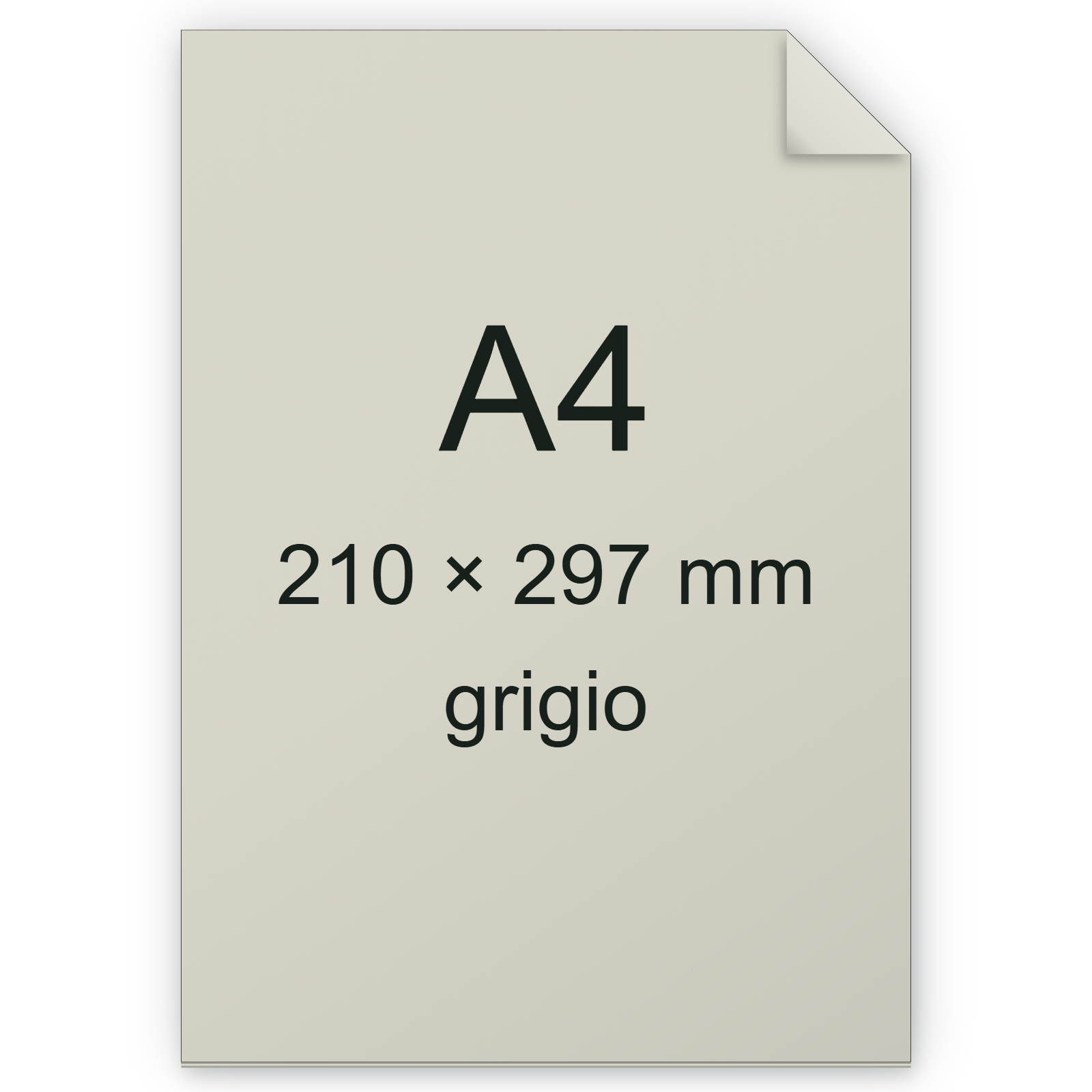 Cartoncino Cordenons Formosa myRecy FSR GRIGIO, A4, 140gr BRA3324