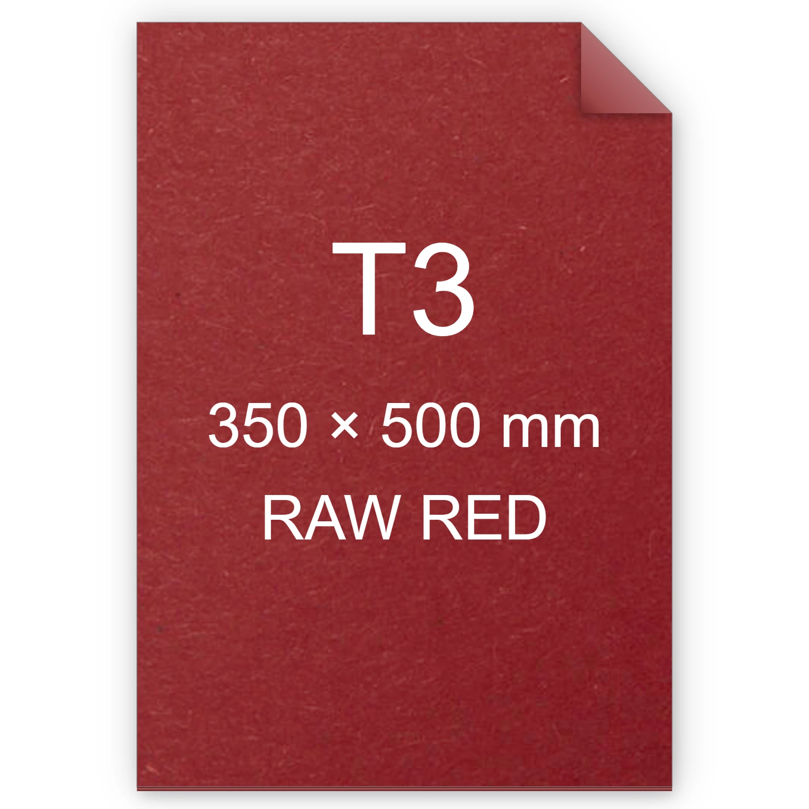 Cartoncino Favini, Shiro Echo Raw, 250 g/m², T3, RAW RED bra6670t3