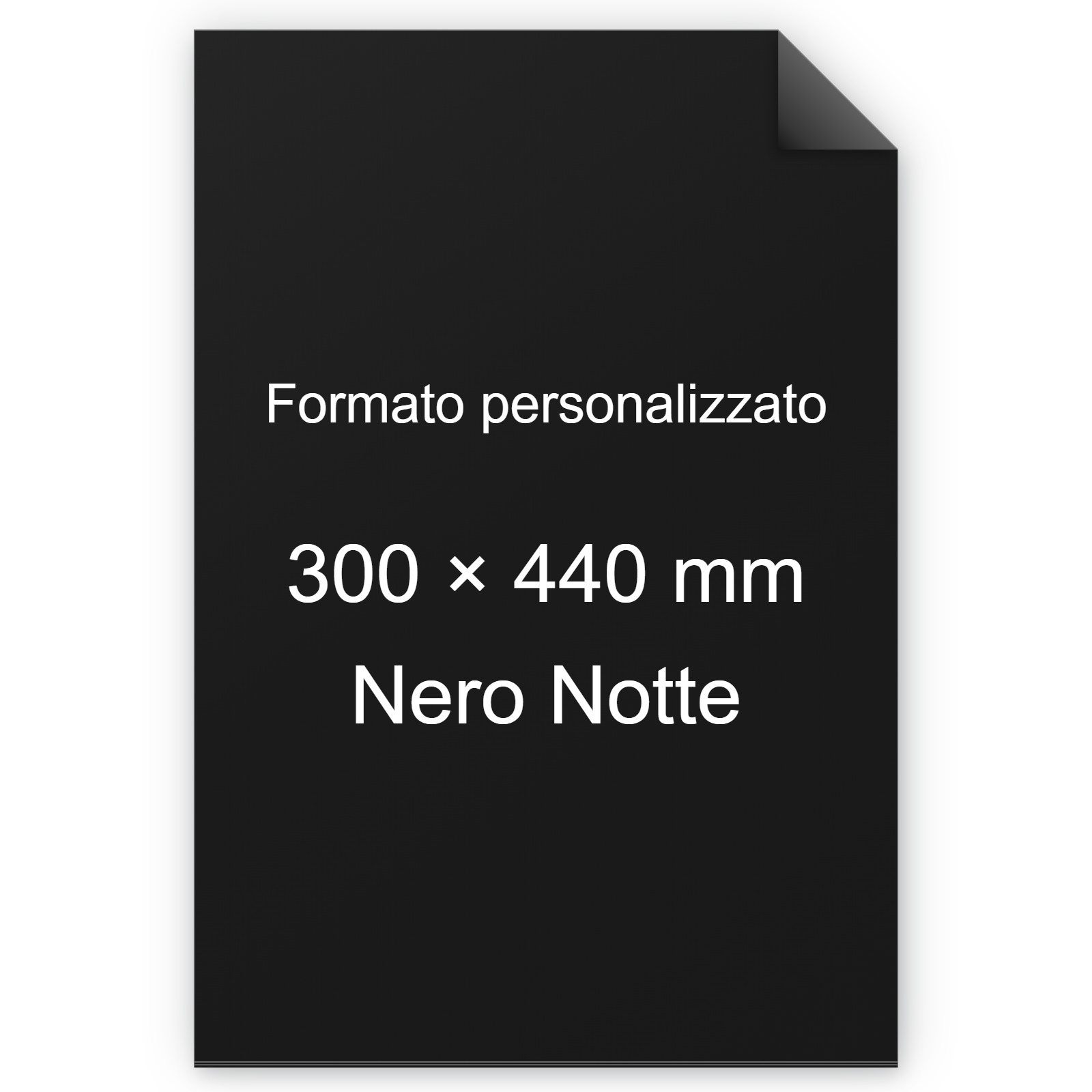 Cartoncino Favini, Burano, 120 g/m², 300x440 mm, NERO NOTTE 63 bra3343A3+