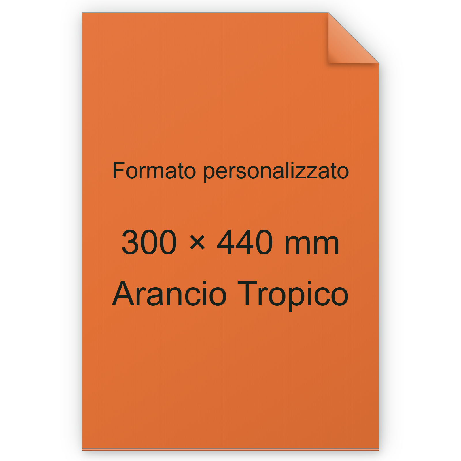 Cartoncino Favini, Burano, 140 g/m², 300x440 mm, ARANCIO TROPICO 56 bra575A3+