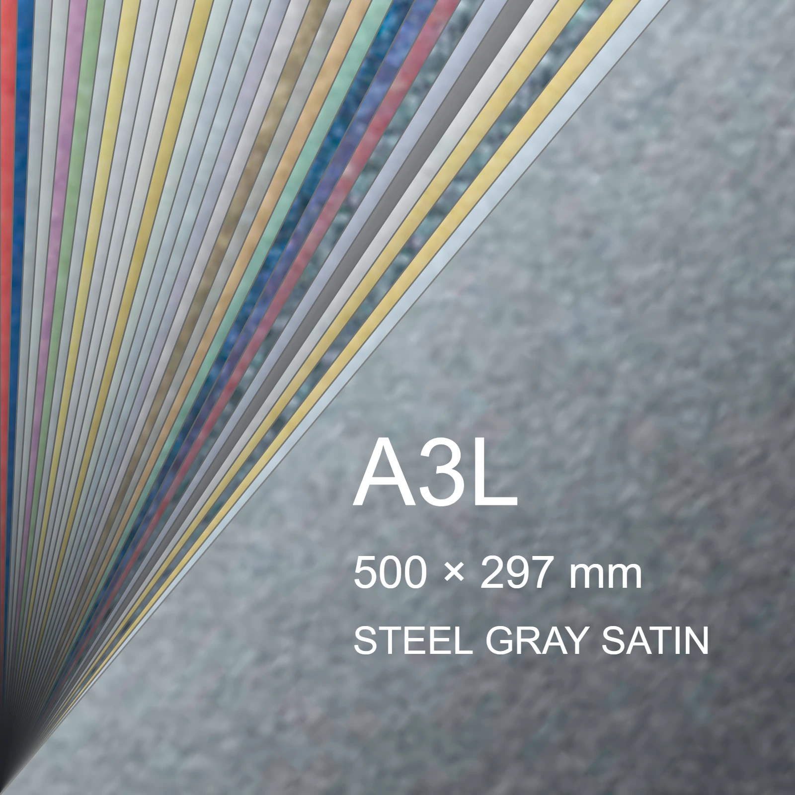 Cartoncino Favini, Majestic Satin, 290 g/m², A3L, STEEL GRAY SATIN bra1003a3l - immagine aggiuntiva
