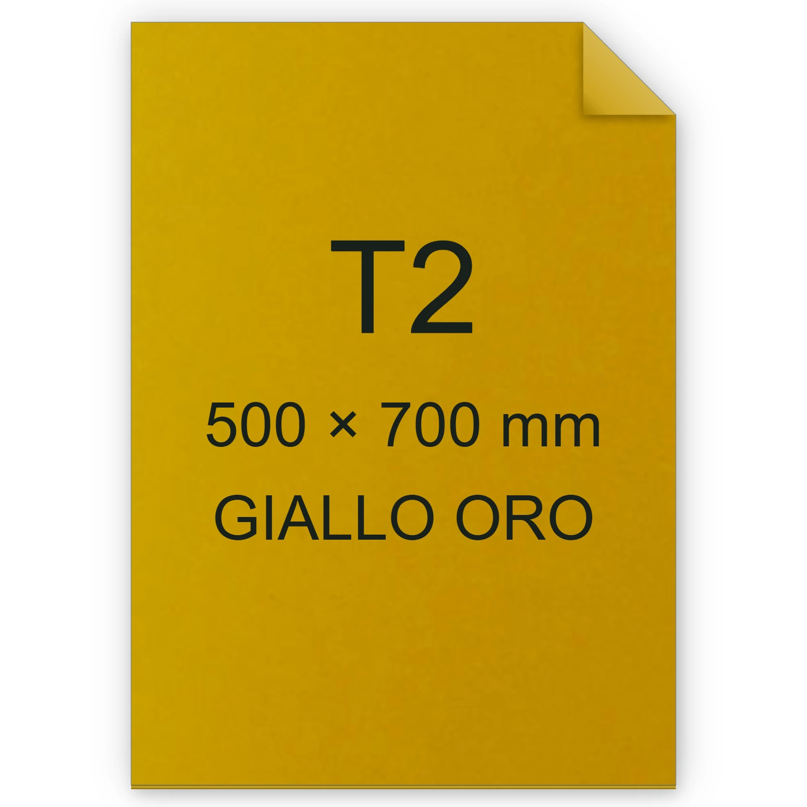 Cartoncino Favini, Bristol Color, 200 g/m², T2, GIALLO ORO 52 FAVA35H302