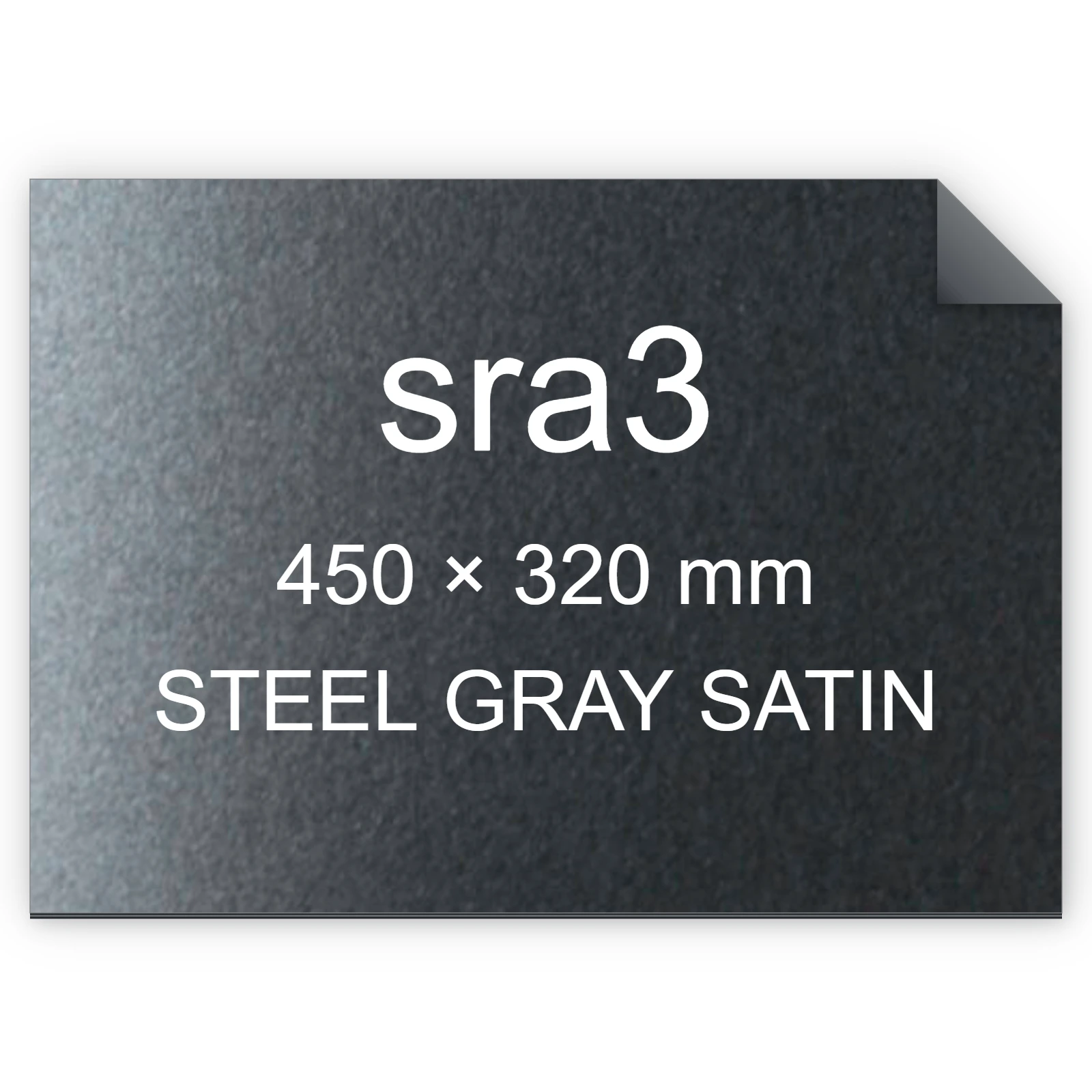 Cartoncino Favini, Majestic Satin, 290 g/m², SRA3, STEEL GRAY SATIN bra1003sra3