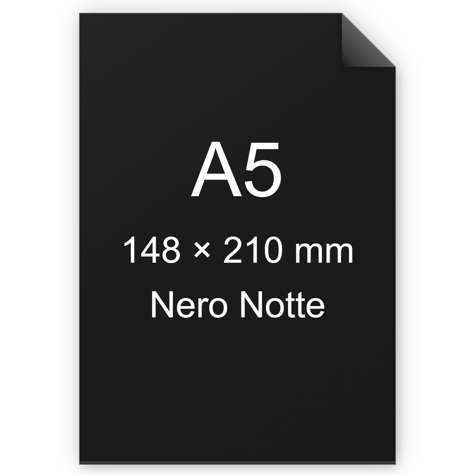 Cartoncino Favini, Burano, 200 g/m², A5, NERO NOTTE 63 BRA602a5