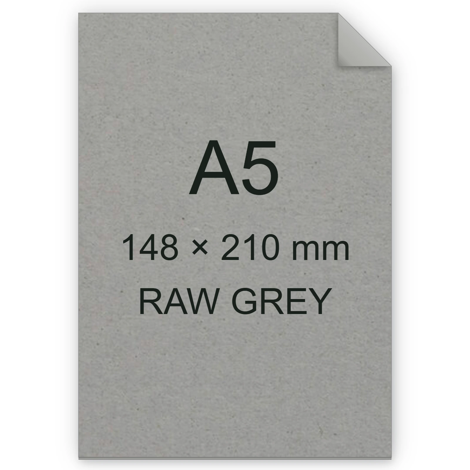 Cartoncino Favini, Shiro Echo Raw, 250 g/m², A5, RAW GREY bra6657a5