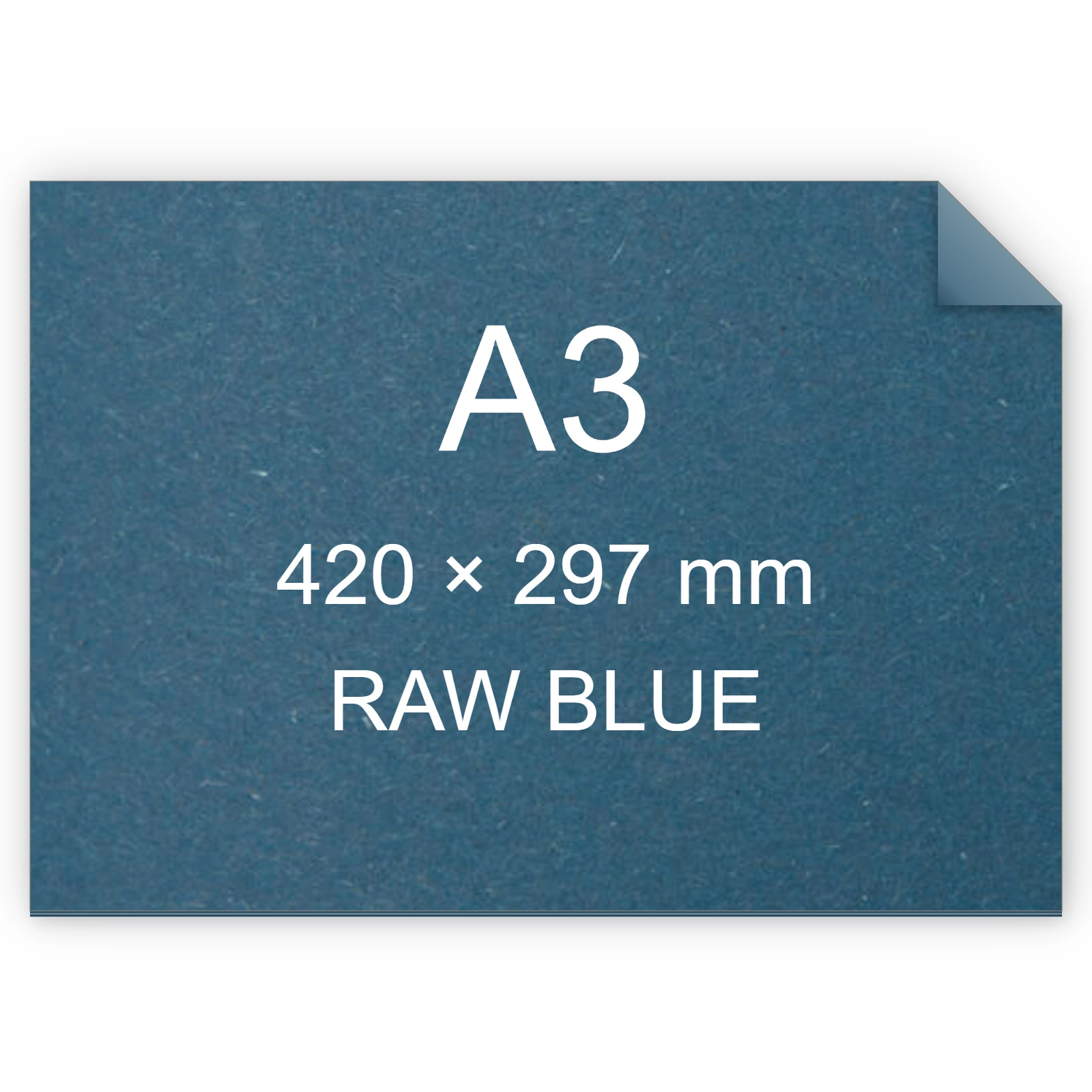 Cartoncino Favini, Shiro Echo Raw, 350 g/m², A3, RAW BLUE bra6668a3