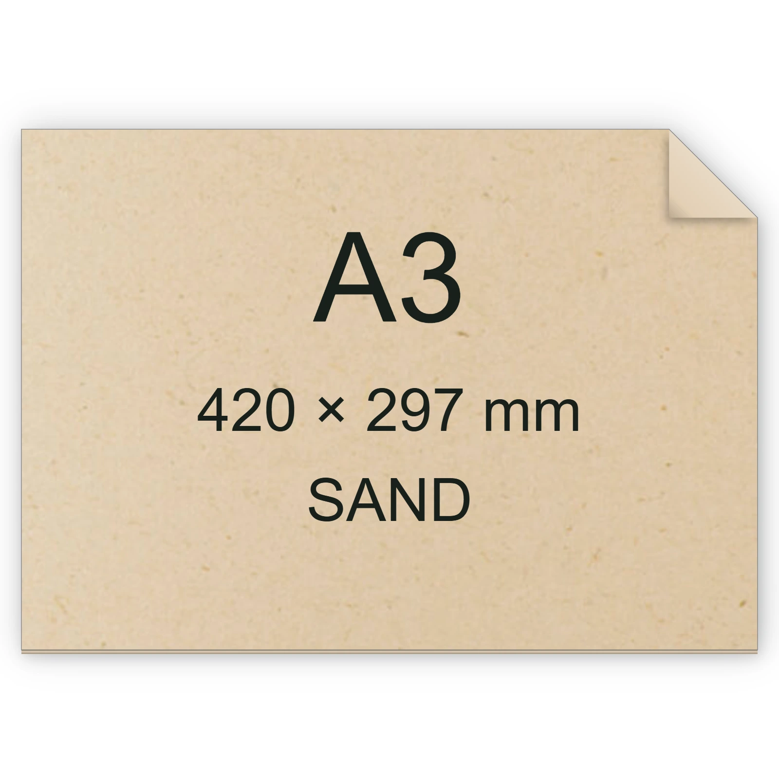 Cartoncino Favini, Remake, 120 g/m², A3, SAND BRA106A3